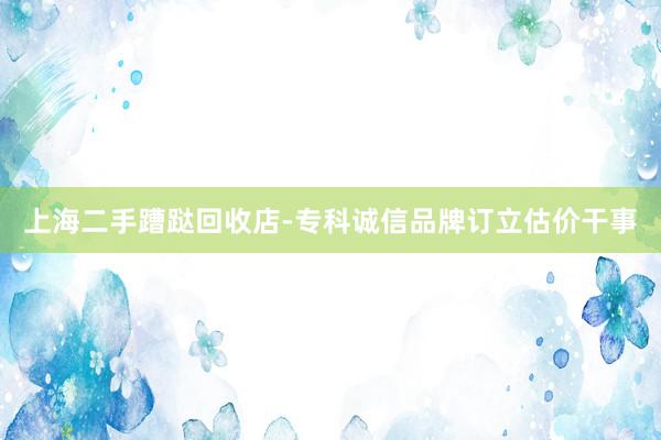 上海二手蹧跶回收店-专科诚信品牌订立估价干事